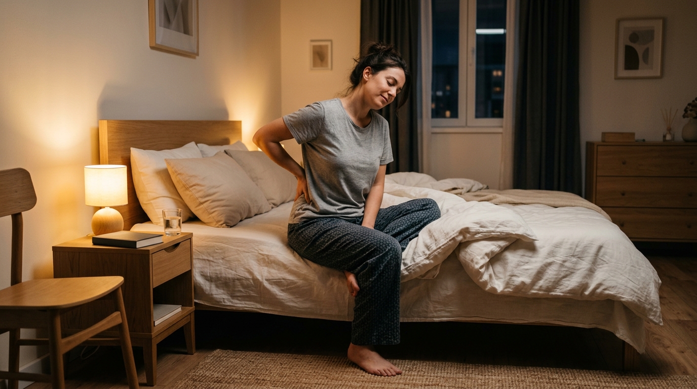 15-Minute Bed Stretch Routine to Reduce Lower Back Strain After Work