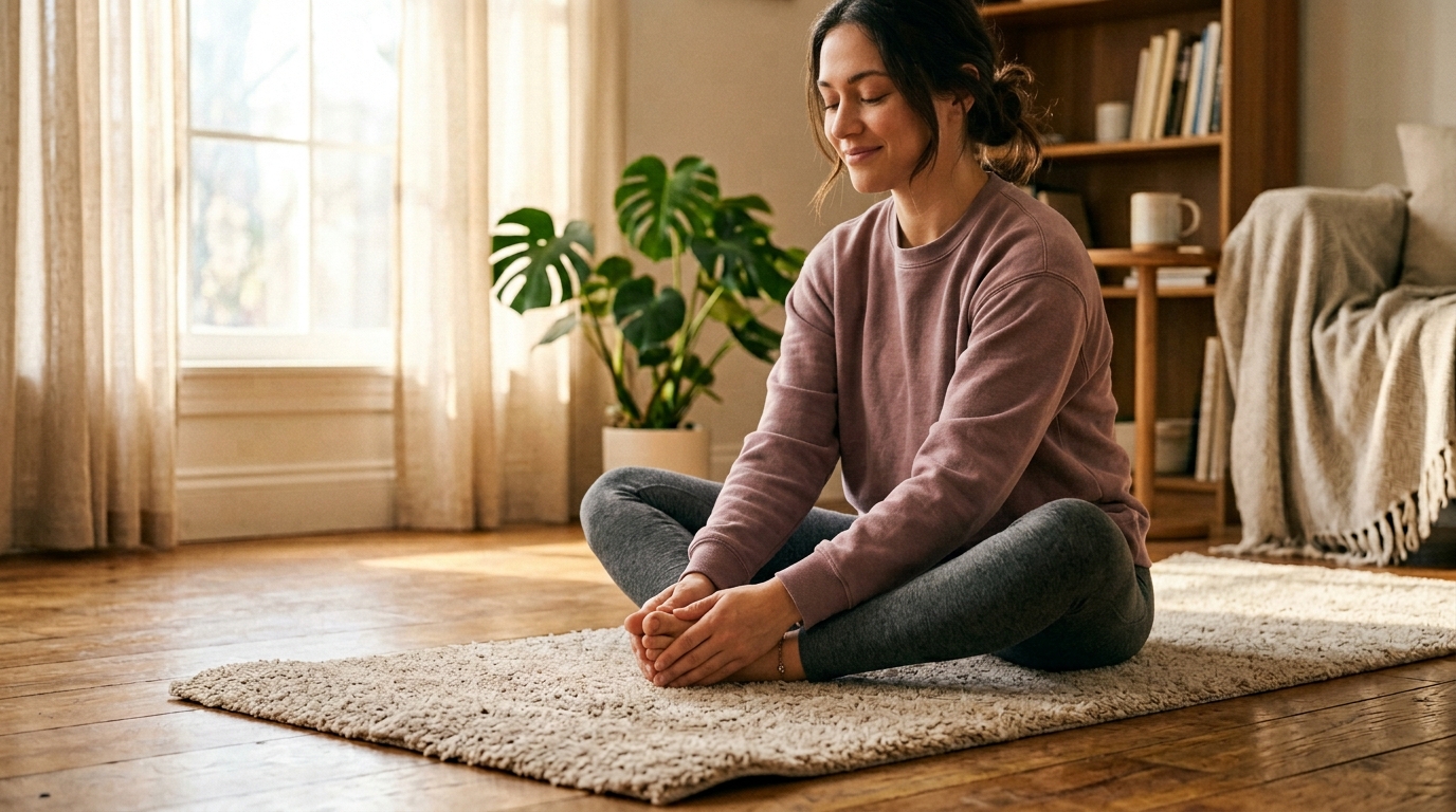 15-Minute Lower-Body Stretch Routine to Ease Knee and Ankle Tension