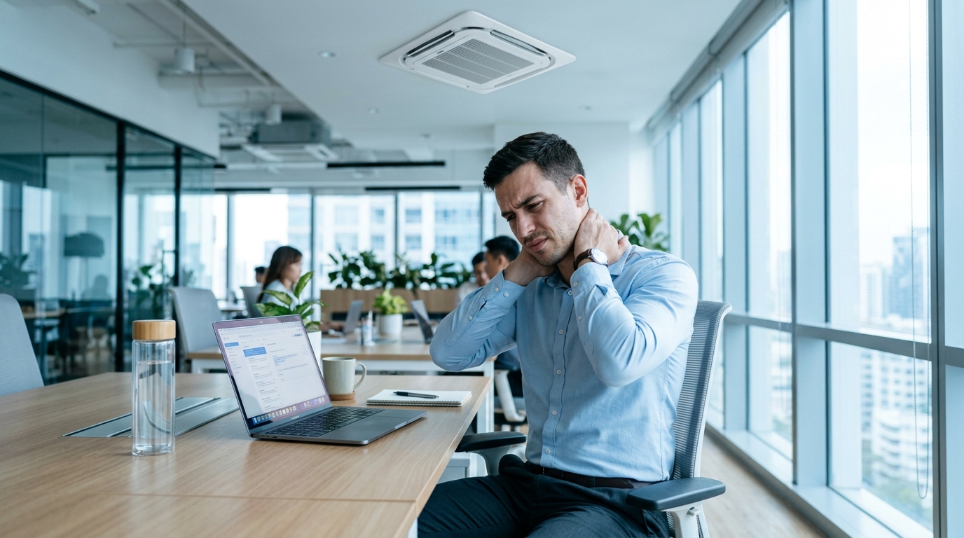 15-Minute Office Stretch Routine to Ease Air Conditioning Fatigue